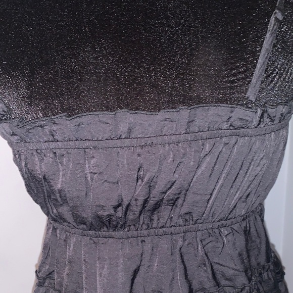 NEW- FUN & Elegant Black Ruffled Camisole Top All In One! - Picture 10 of 13